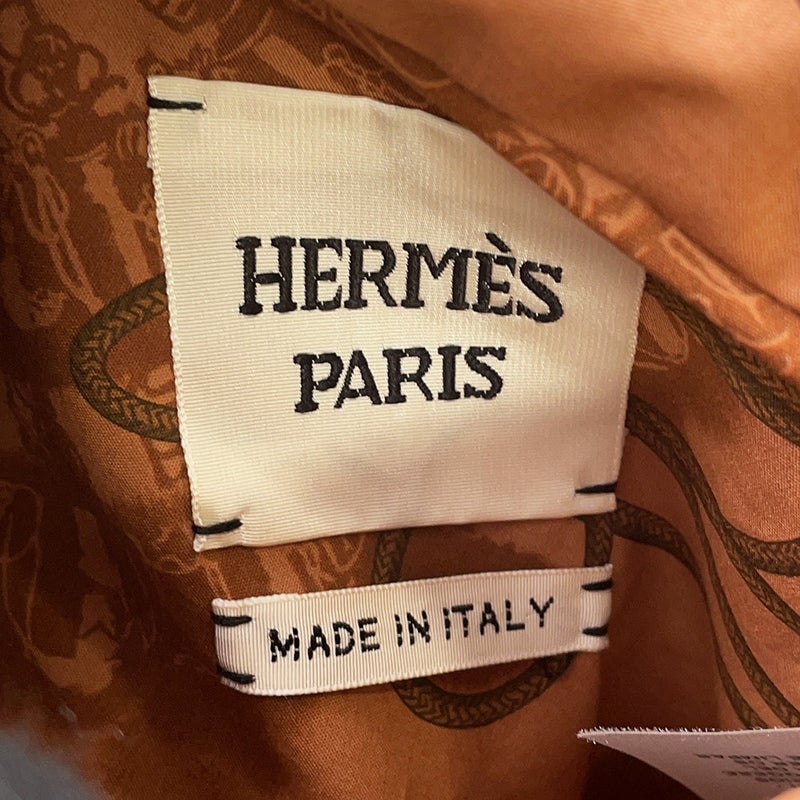エルメス ジャケット CLIQUETIS AQUARELLE クリケティス アクアレル レディースサイズ34 2E0156DJ HERMES ブルゾン リバーシブル
