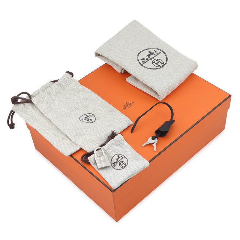 エルメス ケリーメッセンジャーPM ブラック/シルバー金具 トゴ K刻印 HERMES 黒