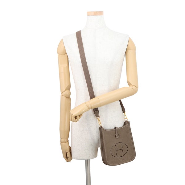 エルメス エブリンTPM 111cm アマゾン エトゥープ/ゴールド金具 トリヨンクレマンス K刻印 HERMES Evelyne