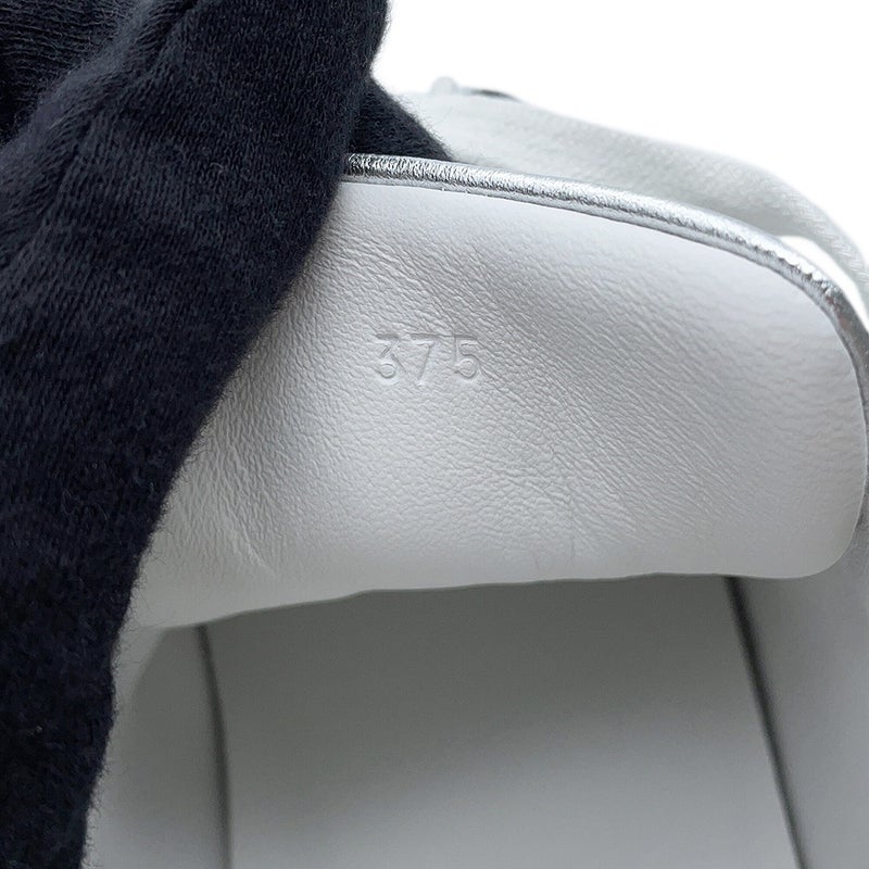 エルメス スニーカー キッド シェーヴル・メタリゼ レディースサイズ37.5 HERMES 靴