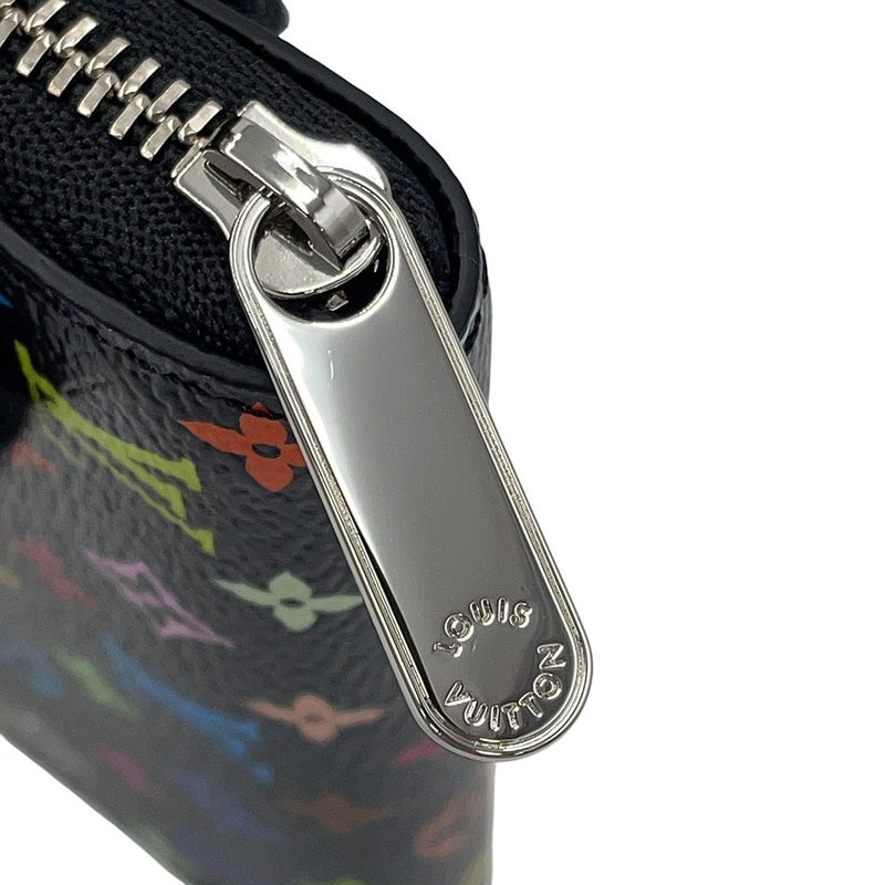 ルイヴィトン コインケース モノグラム・マルチカラー LV×TM ジッピー・コインパース M13409 村上隆 ブラック 黒