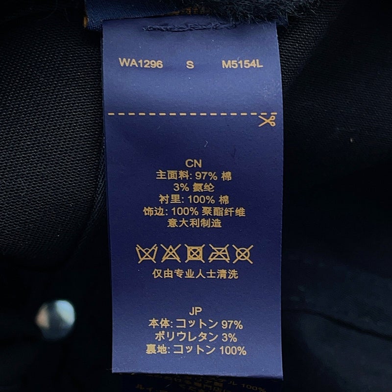 ルイヴィトン キャップ キャップ・LV リーグ コットン サイズL M5619L LOUIS VUITTON 帽子 ブラック 黒