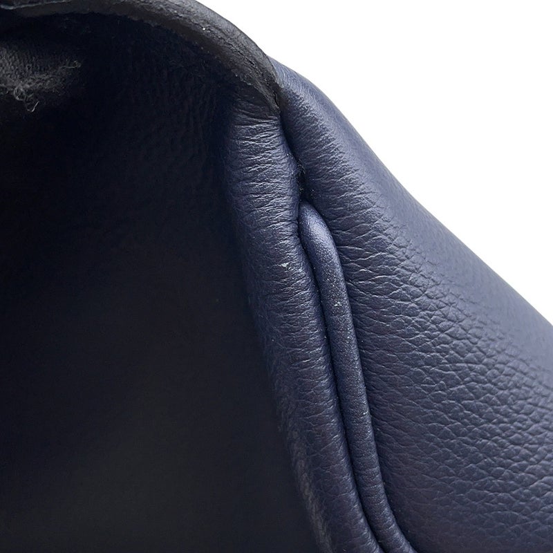 エルメス ボディバッグ シティスライドクロスPM ブルーインディゴ/シルバー金具 エバーカラー B刻印 メンズ