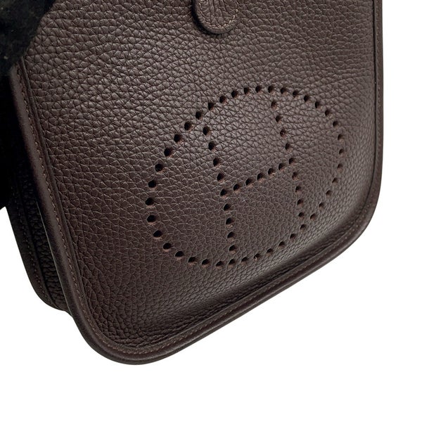 エルメス エブリンTPM アマゾン フリッパーボール バンドリエール サングル エベンヌ/シルバー金具 トリヨンクレマンス Z刻印