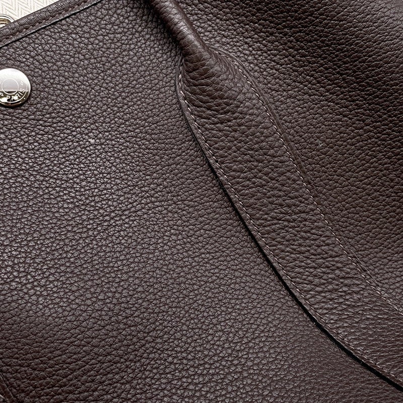 エルメス トートバッグ ガーデンパーティPM エベンヌ/シルバー金具 ネゴンダ Y刻印
