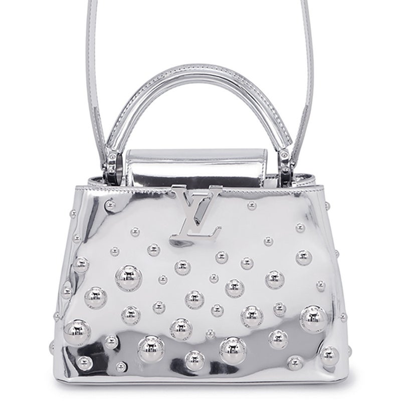 ルイヴィトン ハンドバッグ レザー LV×YK カプシーヌBB メタルドット M21634 2wayショルダーバッグ 草間彌生