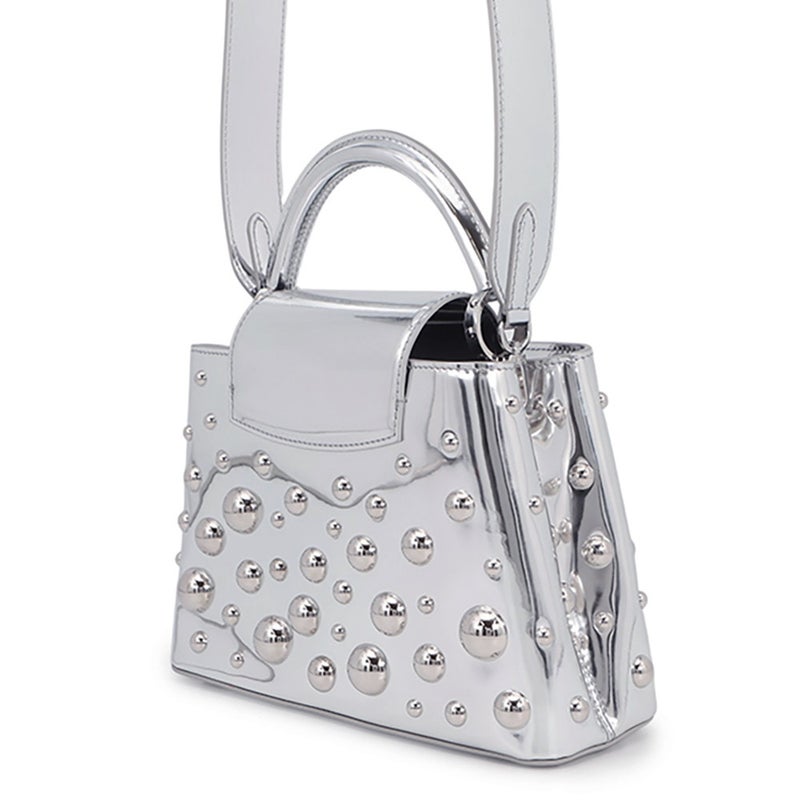 ルイヴィトン ハンドバッグ レザー LV×YK カプシーヌBB メタルドット M21634 2wayショルダーバッグ 草間彌生