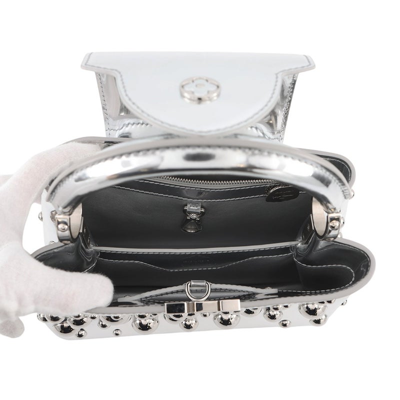 ルイヴィトン ハンドバッグ レザー LV×YK カプシーヌBB メタルドット M21634 2wayショルダーバッグ 草間彌生