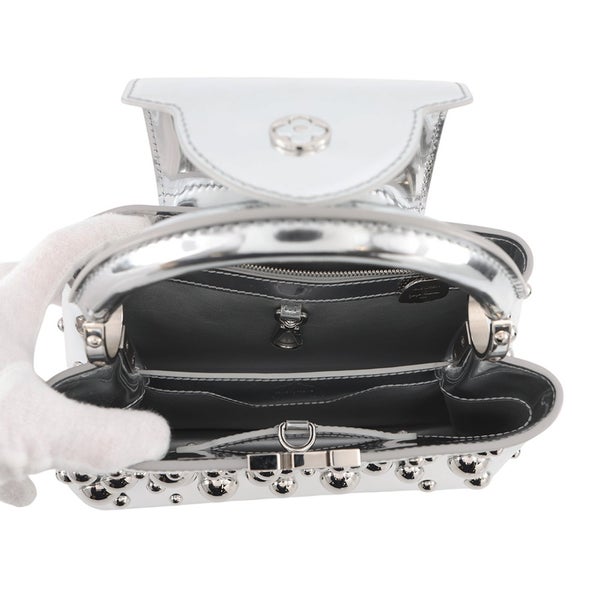 ルイヴィトン ハンドバッグ レザー LV×YK カプシーヌBB メタルドット M21634 2wayショルダーバッグ 草間彌生