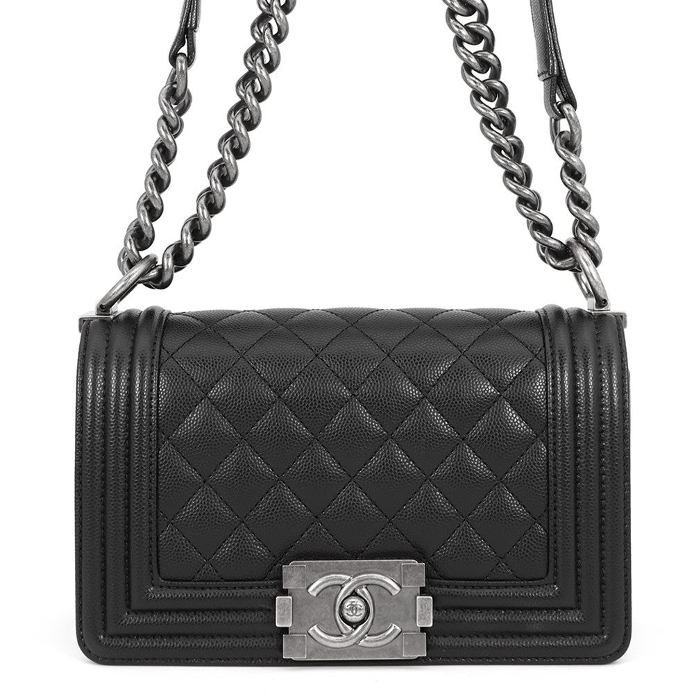 CHANEL シャネル【美品】マトラッセ ボーイ チェーンショルダーバッグ 鞄 シャネル チェーンショルダーバッグ ボーイシャネル スモール