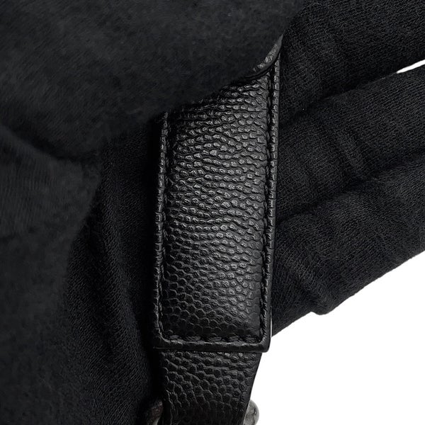 シャネル チェーンショルダーバッグ ボーイシャネル スモール マトラッセ ココマーク キャビアスキン A67085 CHANEL 黒