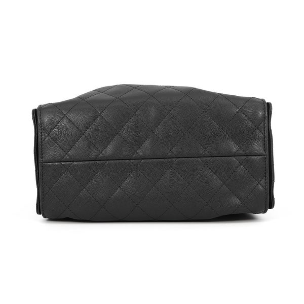 シャネル チェーンショルダーバッグ ココマーク CHANEL25 スモール キャビアスキン AS5293 CHANEL バッグ 黒
