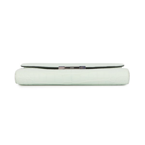 エルメス 長財布 コンスタンス トゥーゴー ロング ヴェールペパーミント/シルバー金具 アリゲーターマット K刻印 財布