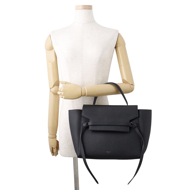 セリーヌ ハンドバッグ ベルトバッグ ミニ 176103 CELINE 2way 黒