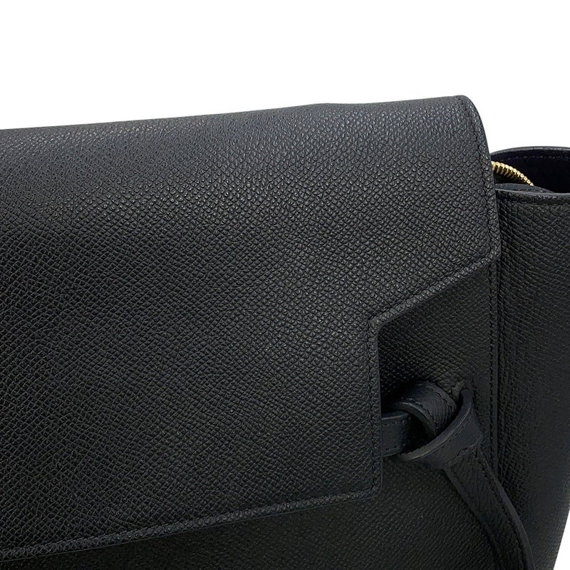 セリーヌ ハンドバッグ ベルトバッグ ミニ 176103 CELINE 2way 黒