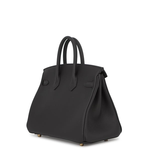 エルメス バーキン25 ブラック/ゴールド金具 スイフト G刻印 HERMES Birkin ハンドバッグ 黒