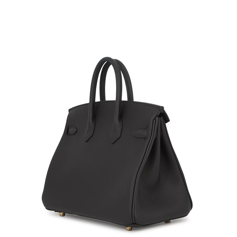 エルメス バーキン25 ブラック/ゴールド金具 スイフト G刻印 HERMES Birkin ハンドバッグ 黒