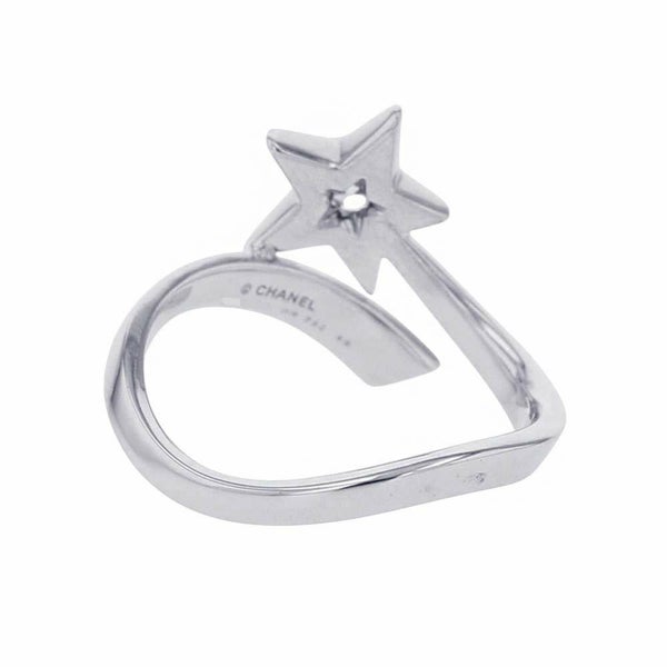 シャネル リング コメット リング ダイヤモンド K18WGホワイトゴールド リングサイズ49 J2861 CHANEL ジュエリー