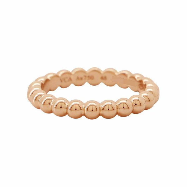 ヴァンクリーフ&アーペル リング ペルレ ゴールドパール ミディアム K18PGピンクゴールド サイズ48 VCARN9PB48