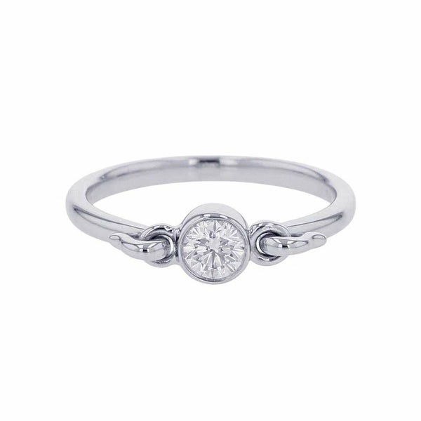 ティファニー リング スワン リング ダイヤモンド Pt950プラチナ リングサイズ約12号 Tiffany&Co. ジュエリー