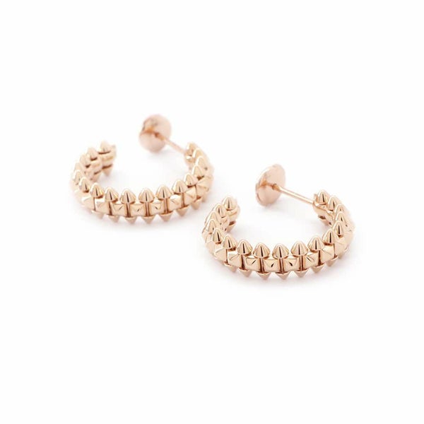 カルティエ ピアス クラッシュ ドゥ カルティエ イヤリング SM K18PGピンクゴールド B8301415 Cartier