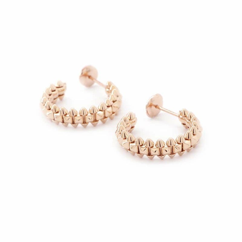 カルティエ ピアス クラッシュ ドゥ カルティエ イヤリング SM K18PGピンクゴールド B8301415 Cartier