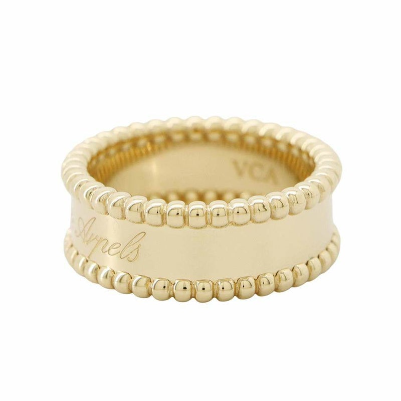 ヴァンクリーフ&アーペル リング ペルレ シニアチュール リング K18YG リングサイズ53 VCARO3Y600 Van Cleef & Arpels