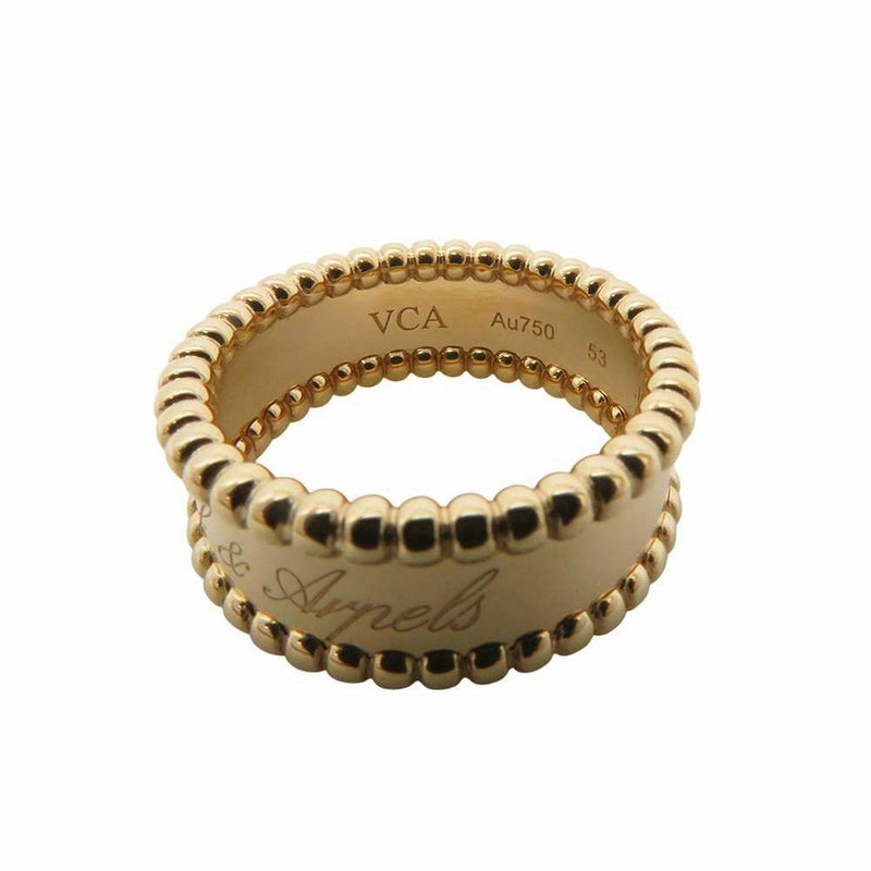 ヴァンクリーフ&アーペル リング ペルレ シニアチュール リング K18YG リングサイズ53 VCARO3Y600 Van Cleef & Arpels