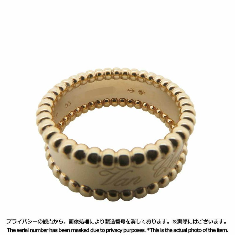 ヴァンクリーフ&アーペル リング ペルレ シニアチュール リング K18YG リングサイズ53 VCARO3Y600 Van Cleef & Arpels