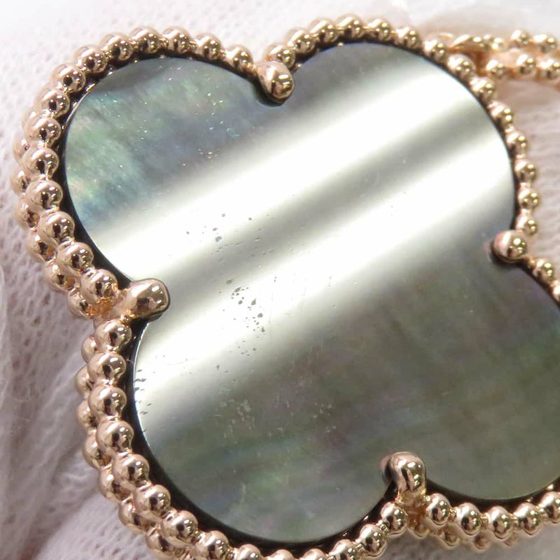 ヴァンクリーフ&アーペル ネックレス マジック アルハンブラ ロングネックレス 1モチーフ グレーマザーオブパール K18PG VCARP6I200