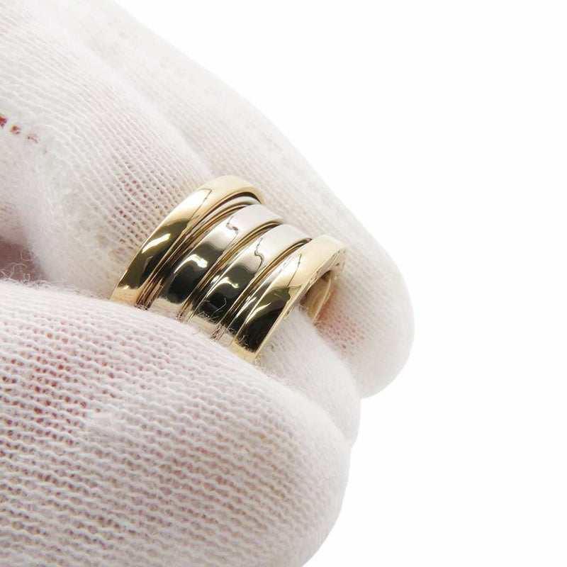 ブルガリ リング B-zero1 3バンド 銀座限定 K18YG/K18WG リングサイズ48 BVLGARI