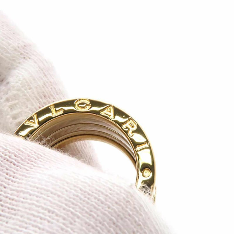 ブルガリ リング B-zero1 3バンド 銀座限定 K18YG/K18WG リングサイズ48 BVLGARI