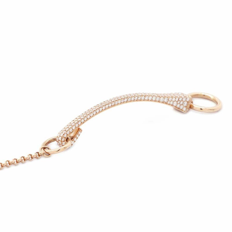 エルメス ブレスレット クルー・ド・フォルジュ ダイヤモンド 227P 1.23ct K18PGピンクゴールド サイズST HERMES