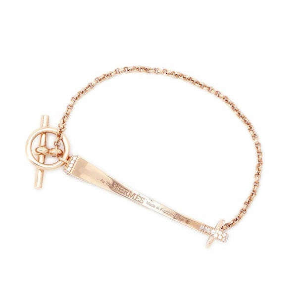 エルメス ブレスレット クルー・ド・フォルジュ ダイヤモンド 227P 1.23ct K18PGピンクゴールド サイズST HERMES