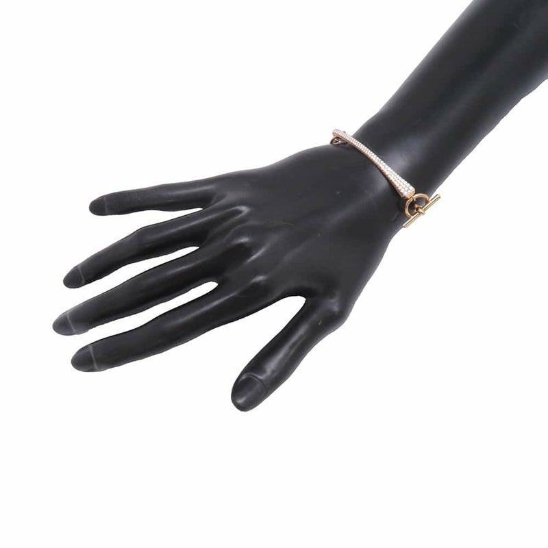 エルメス ブレスレット クルー・ド・フォルジュ ダイヤモンド 227P 1.23ct K18PGピンクゴールド サイズST HERMES