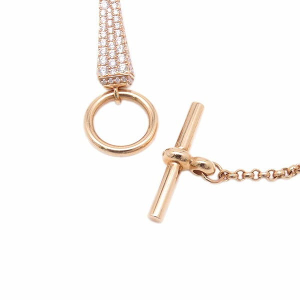 エルメス ブレスレット クルー・ド・フォルジュ ダイヤモンド 227P 1.23ct K18PGピンクゴールド サイズST HERMES