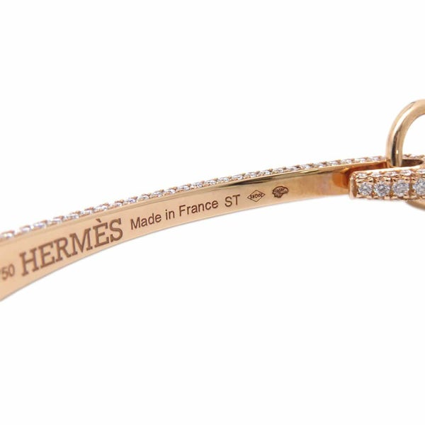 エルメス ブレスレット クルー・ド・フォルジュ ダイヤモンド 227P 1.23ct K18PGピンクゴールド サイズST HERMES