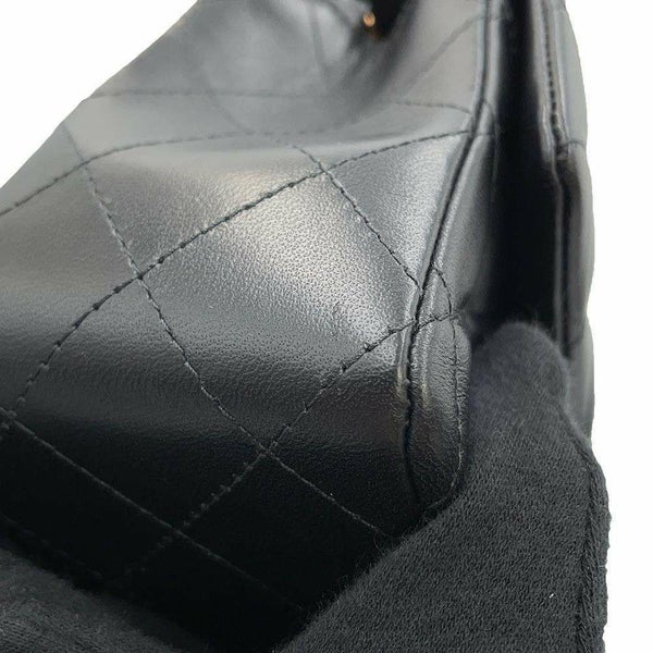 シャネル チェーンショルダーバッグ ミニ マトラッセ 20 ココマーク ラムスキン A69900 CHANEL ミニ フラップ 黒