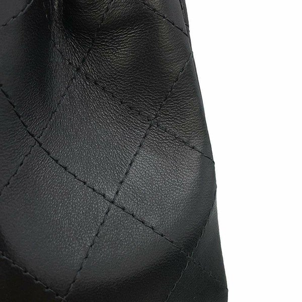 シャネル チェーンショルダーバッグ ミニ マトラッセ 20 ココマーク ラムスキン A69900 CHANEL ミニ フラップ 黒