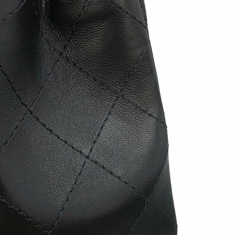 シャネル チェーンショルダーバッグ ミニ マトラッセ 20 ココマーク ラムスキン A69900 CHANEL ミニ フラップ 黒