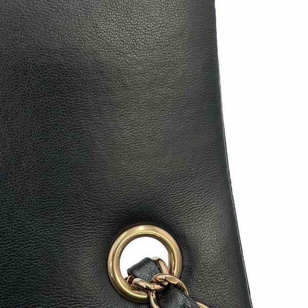 シャネル チェーンショルダーバッグ ミニ マトラッセ 20 ココマーク ラムスキン A69900 CHANEL ミニ フラップ 黒