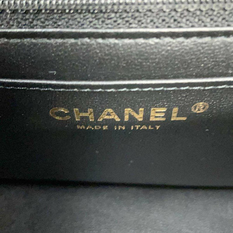 シャネル チェーンショルダーバッグ ミニ マトラッセ 20 ココマーク ラムスキン A69900 CHANEL ミニ フラップ 黒