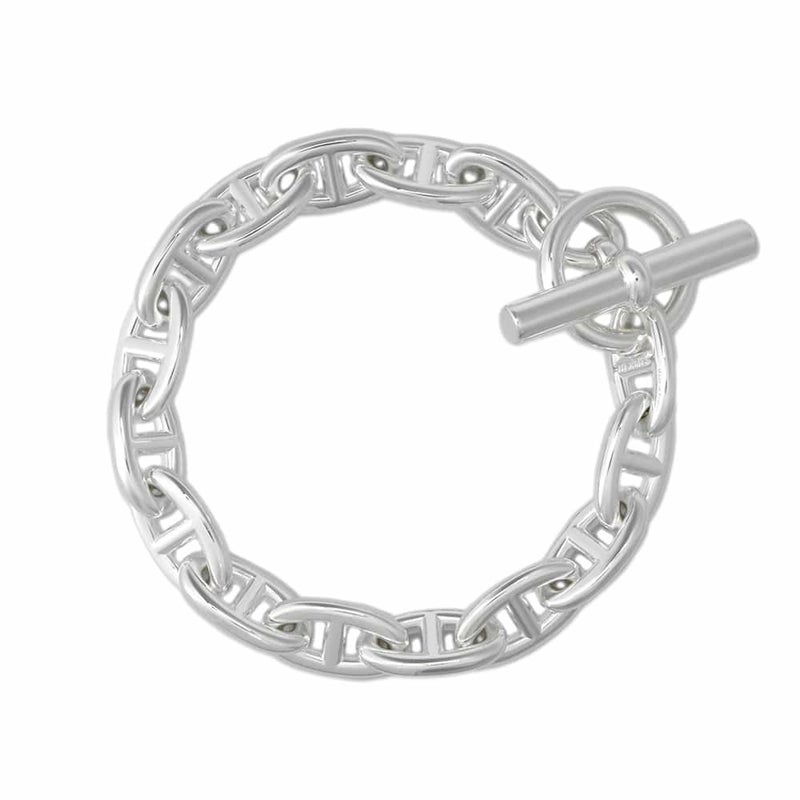 エルメス ブレスレット シェーヌダンクルGM 15コマ SV925シルバー HERMES ジュエリー