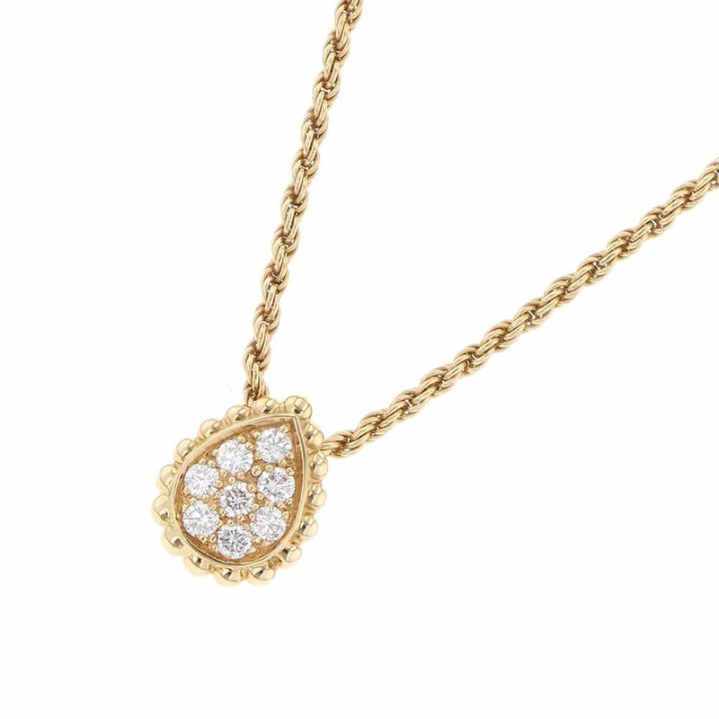 ブシュロン ネックレス セルパンボエム ペンダント エクストラスモール ダイヤ 8P 計0.13ct K18YGイエローゴールド JPN00611