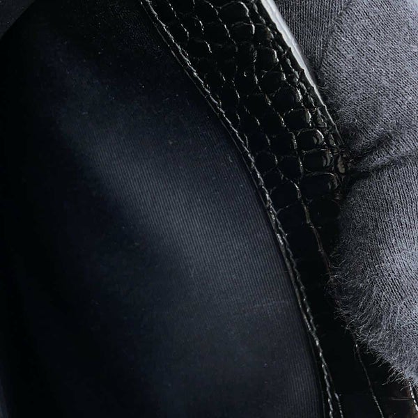 サンローランパリ ショルダーバッグ マンハッタン ミディアム 型押しレザー 579271 SAINT LAURENT PARIS 黒