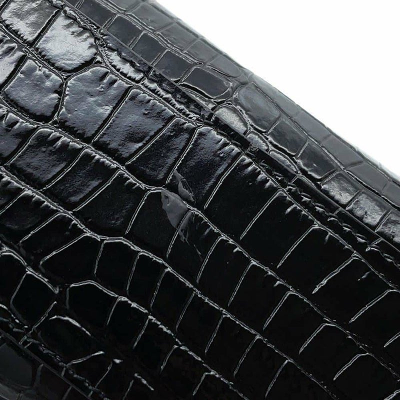 サンローランパリ ショルダーバッグ マンハッタン ミディアム 型押しレザー 579271 SAINT LAURENT PARIS 黒