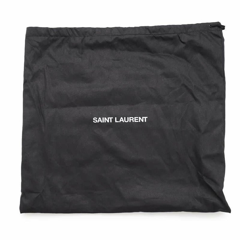 サンローランパリ ショルダーバッグ マンハッタン ミディアム 型押しレザー 579271 SAINT LAURENT PARIS 黒