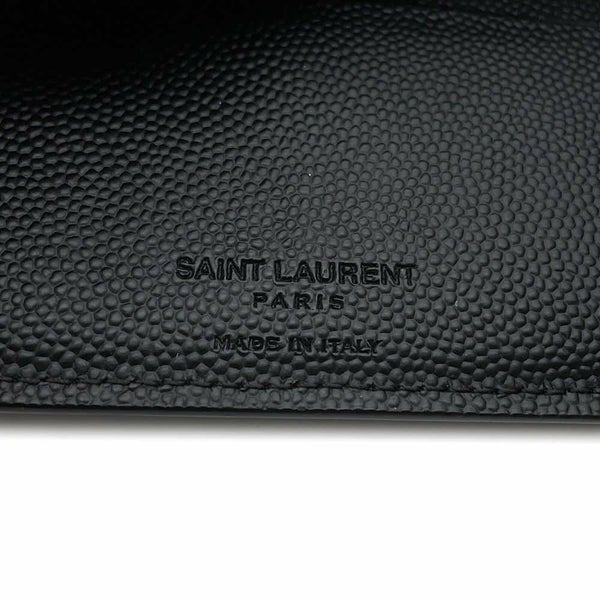 サンローランパリ 二つ折り財布 レザー 396307 SAINT LAURENT PARIS 財布 黒