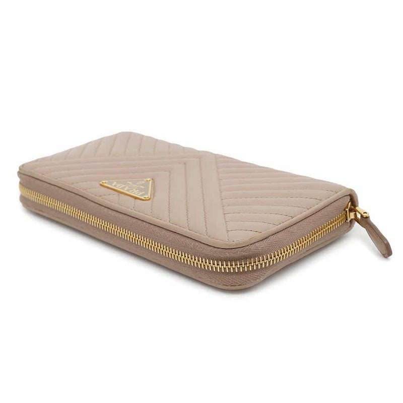 プラダ 長財布 三角ロゴ ラウンドファスナー レザー 1ML506 PRADA 財布