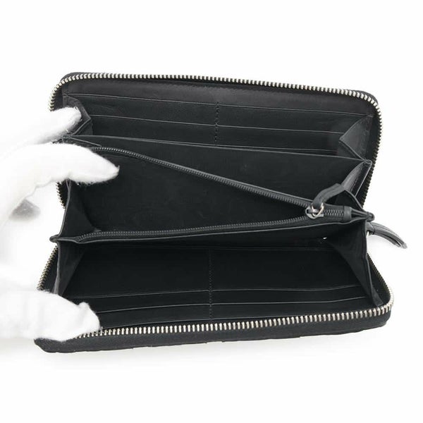 グッチ 長財布 GGスプリーム アラベスク 410102 GUCCI ラウンドファスナー 財布 黒